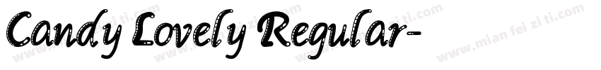 Candy Lovely Regular字体转换